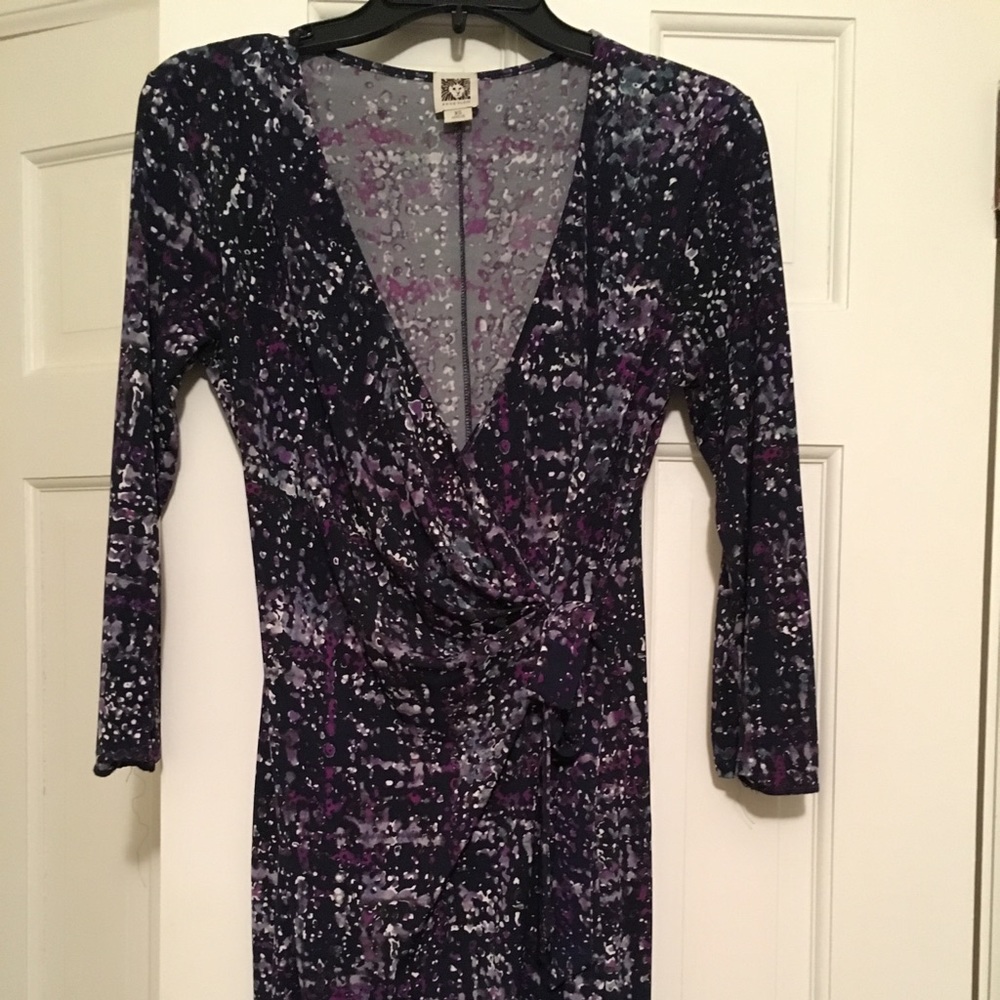 Anne Klein wrap dress.